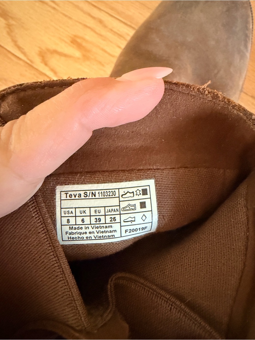 Teva Brown Suede Ankle Boots